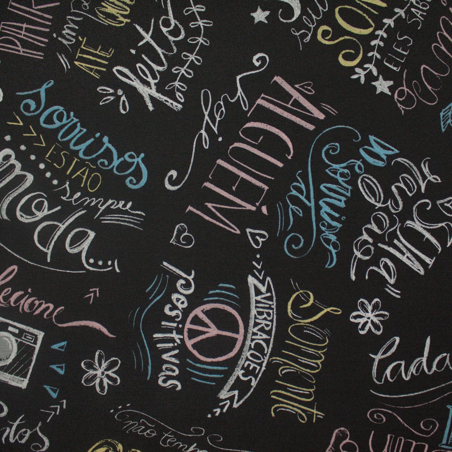 Tecido Para Área Externa Waterblock Pensamentos - Döhler