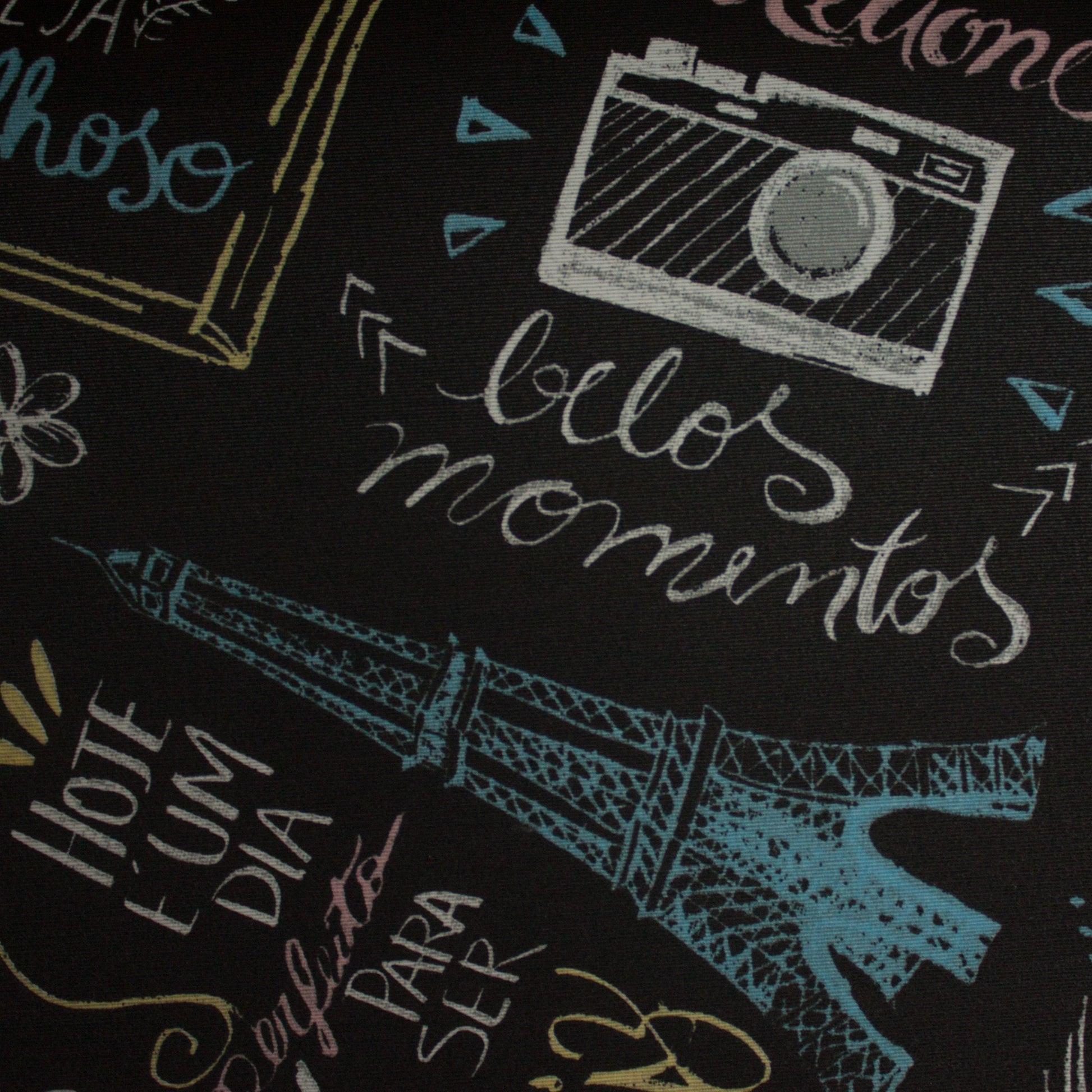 Tecido Para Área Externa Waterblock Pensamentos - Döhler