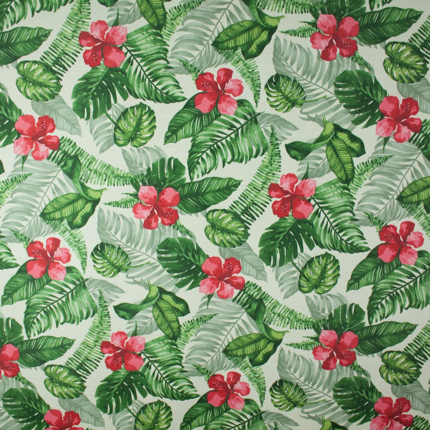 Tecido Para Área Externa Waterblock Hibisco e Samambaia - Döhler