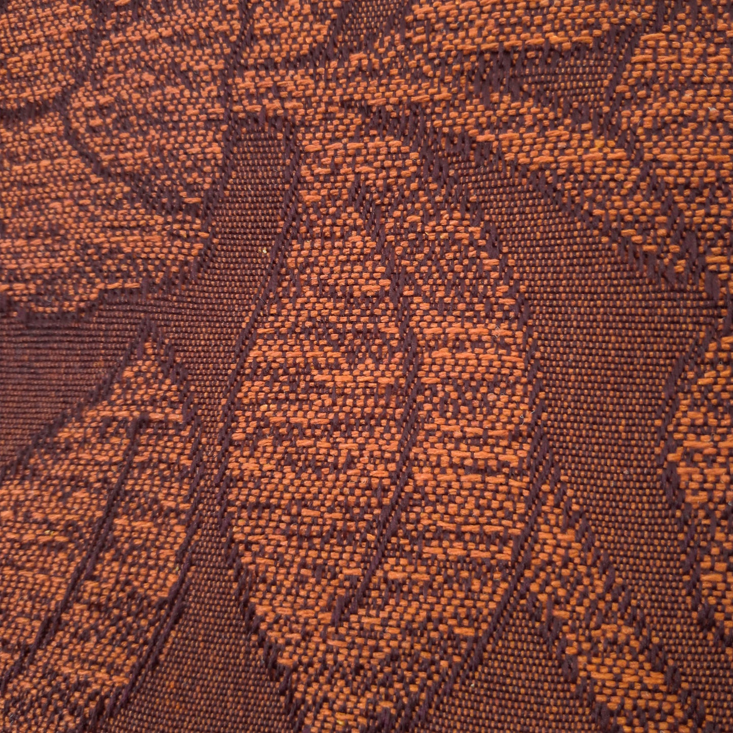 Tecido Para Sofá Jacquard Marrocos Floral Terra-Cota - Torre Tecidos