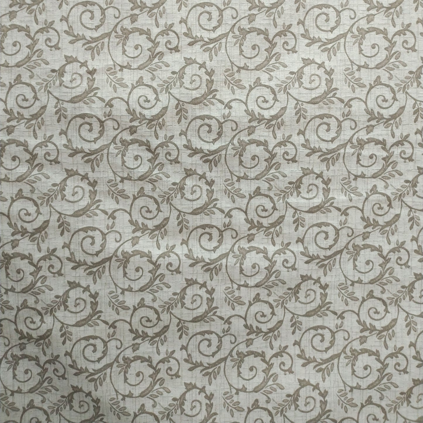 Tecido Para Sofá Jacquard Victoria Arabesco Crú/Fendi - Imetextil - Textil Irineu Meneghel Ltda.