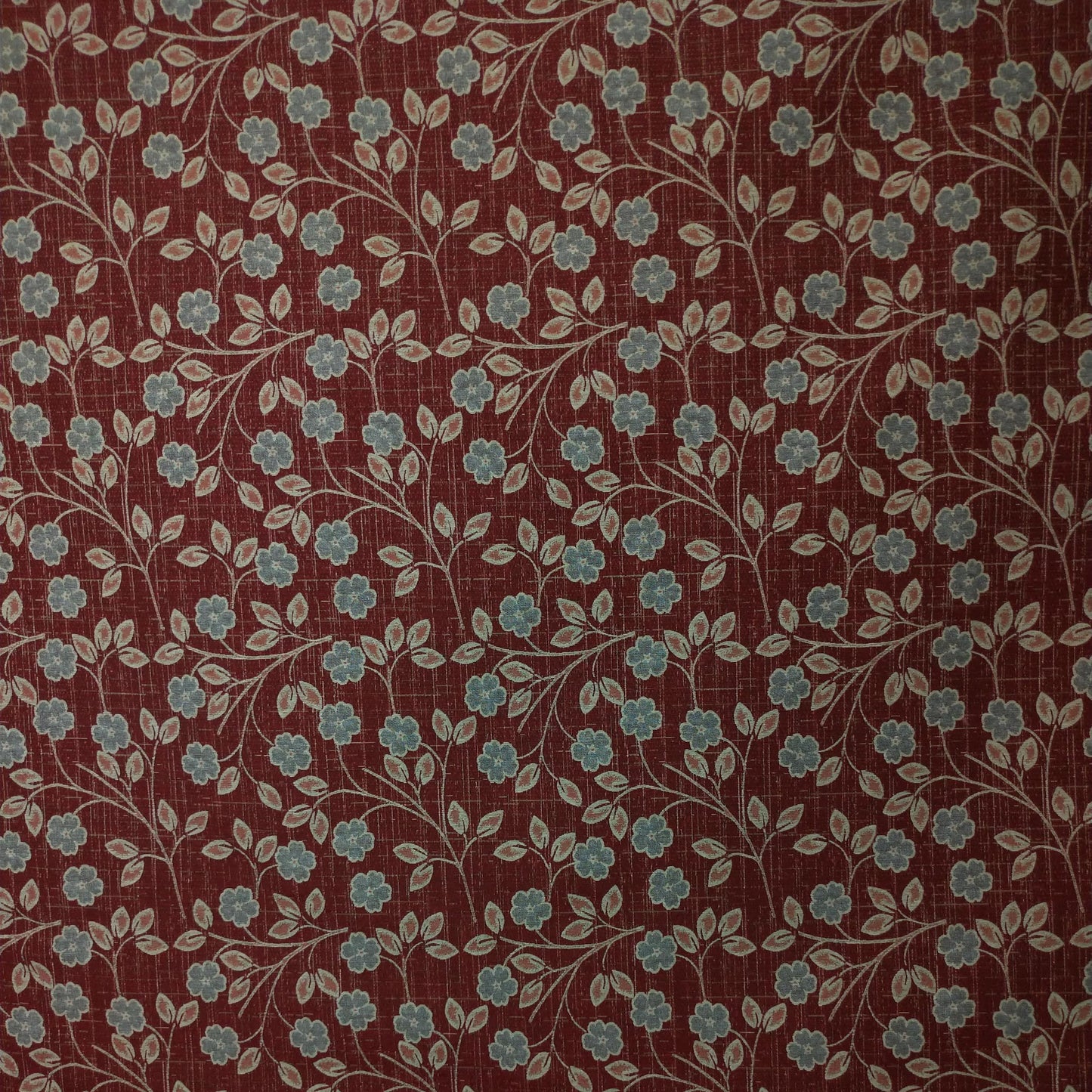 Tecido Para Sofá Jacquard Victoria Floral Crú/Marsala - Imetextil - Textil Irineu Meneghel Ltda.