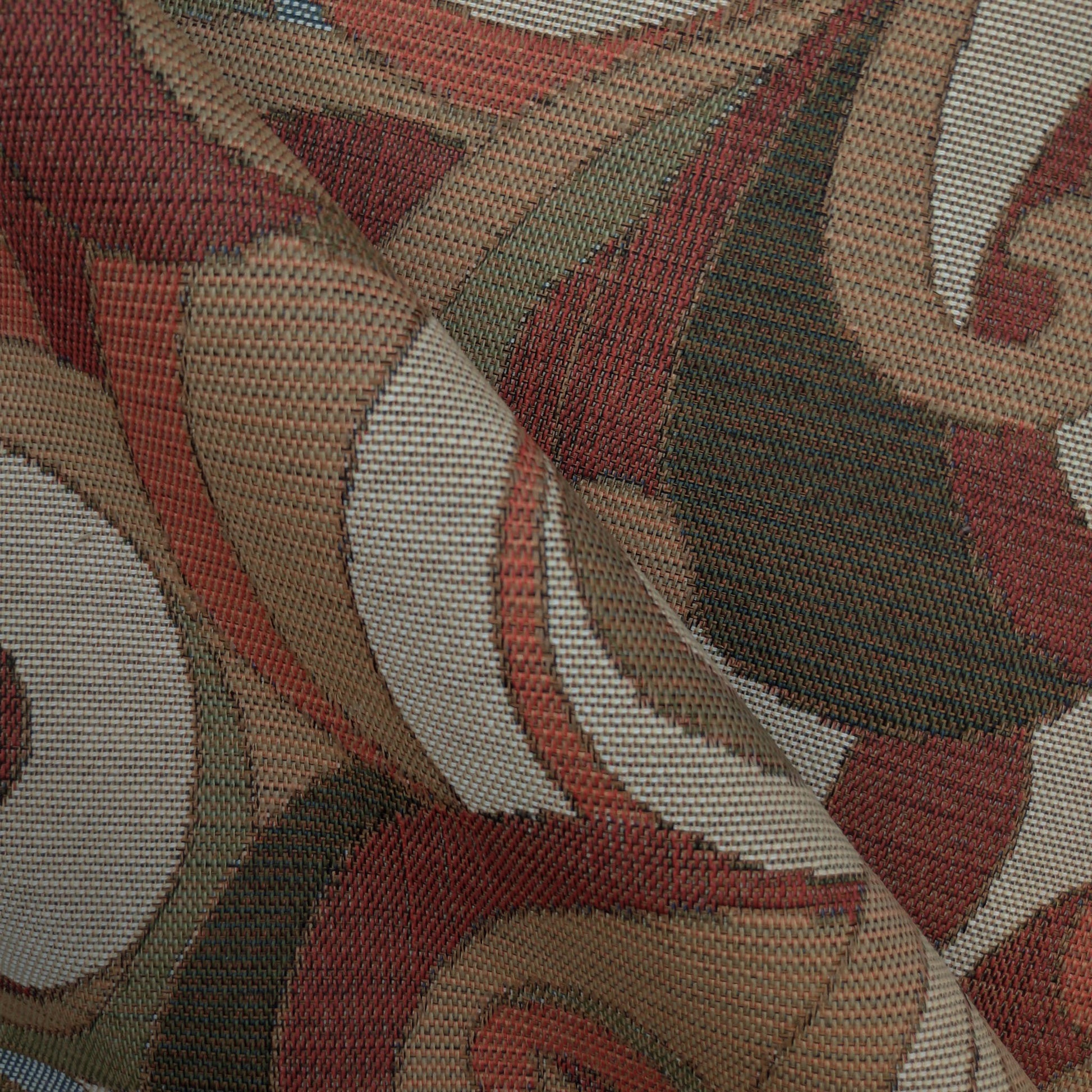 Tecido Para Sofá Gobelem Pixel Cashmere Crú/Verde - Meneghel Indústria Têxtil