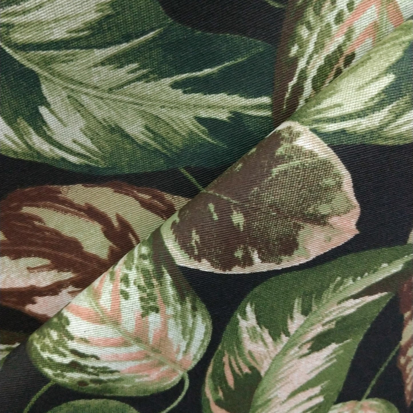 Tecido Para Área Externa Waterblock Folhagem Preta - Döhler