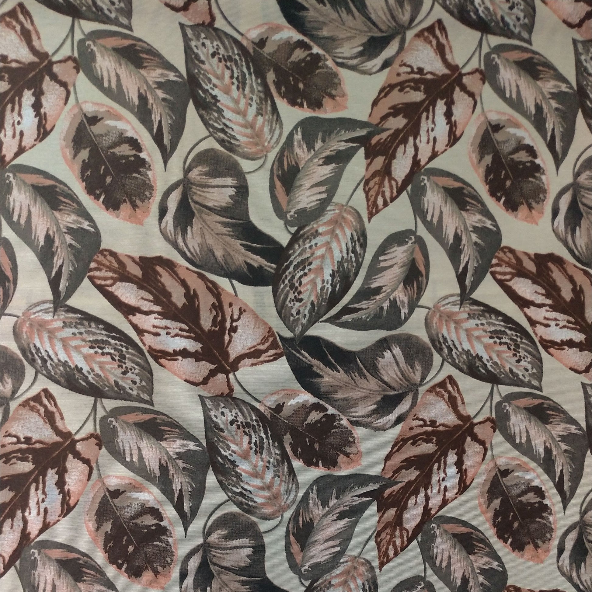 Tecido Para Área Externa Waterblock Folhagem Bege - Döhler