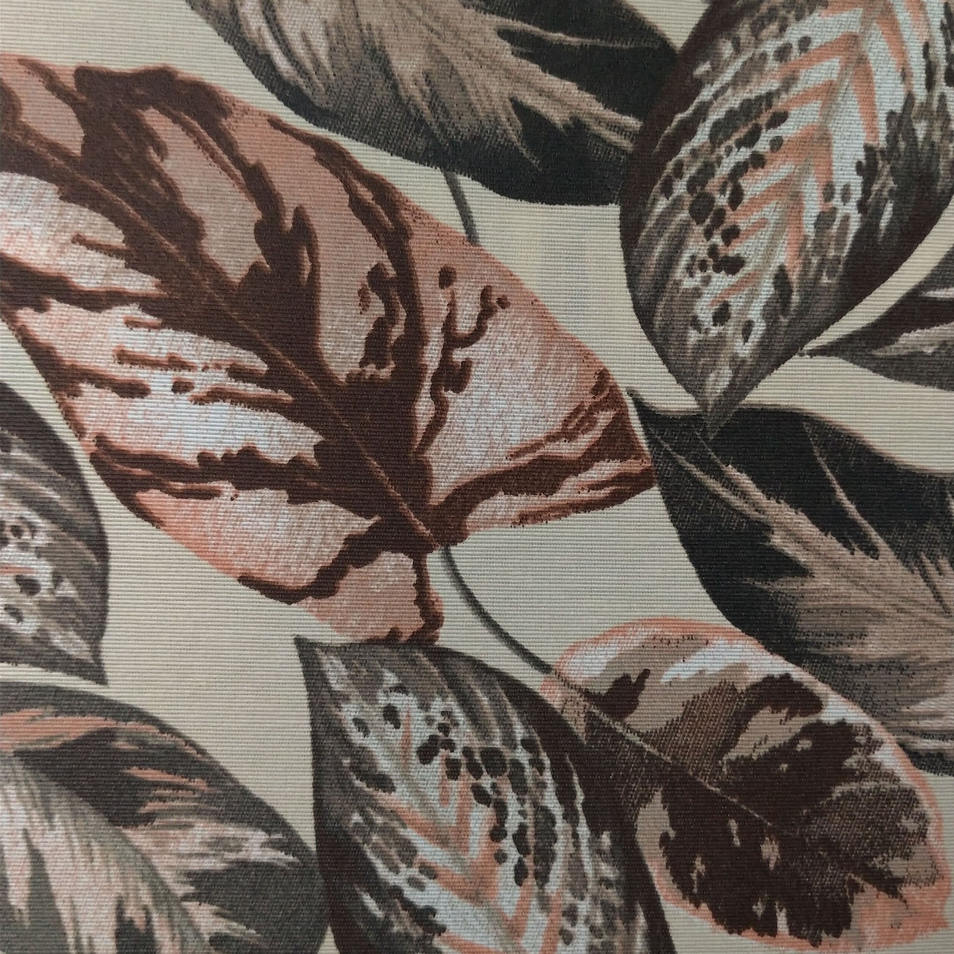 Tecido Para Área Externa Waterblock Folhagem Bege - Döhler