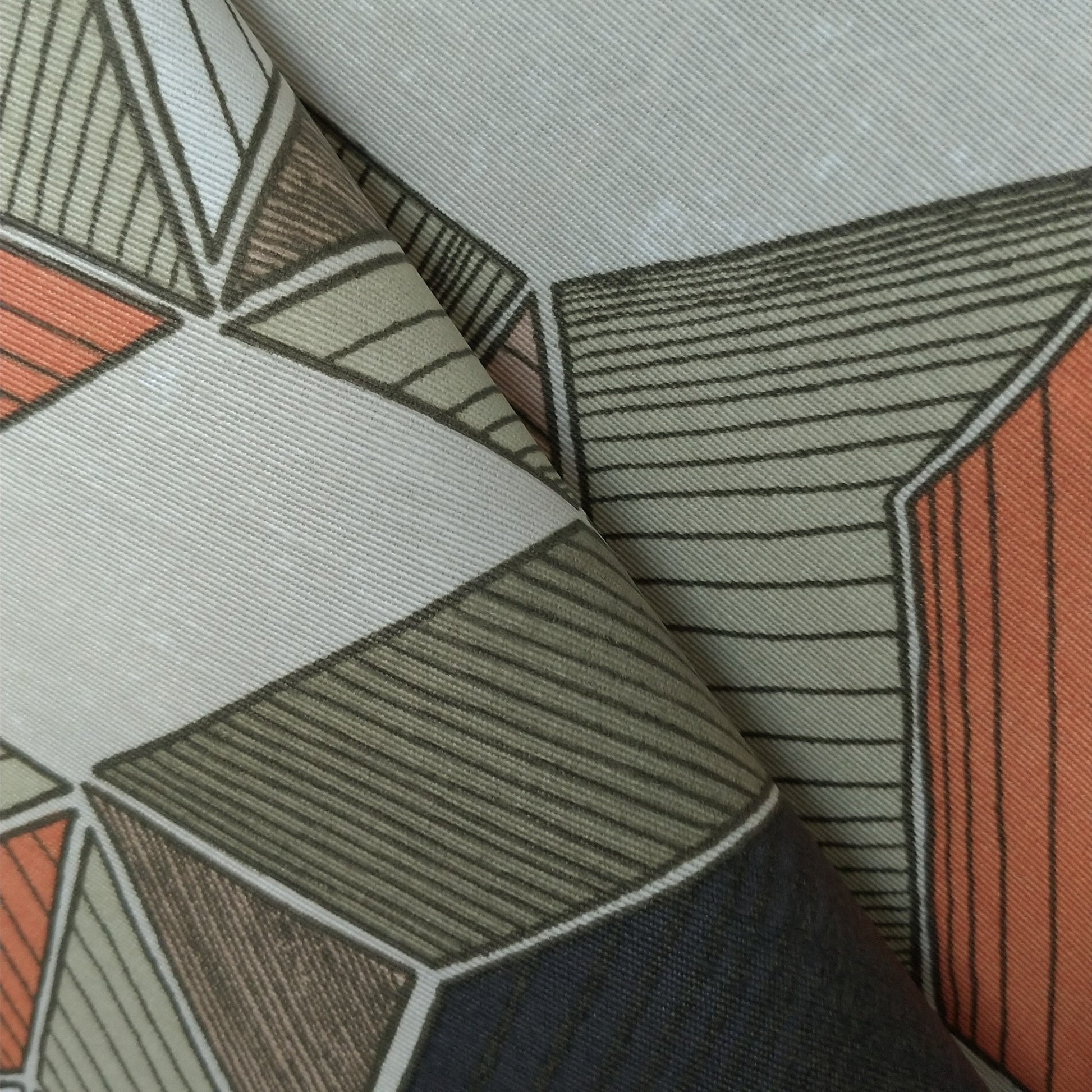 Tecido Para Área Externa Waterblock Geométrico Bege - Döhler