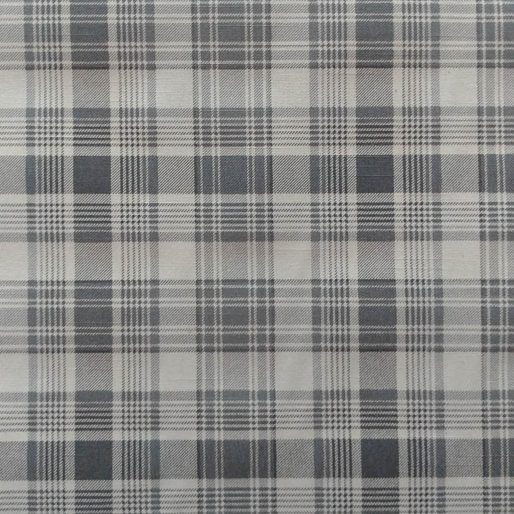 Tecido Para Sofá Algodão Cotone Xadrez preto/branco - Tecidos Fiama