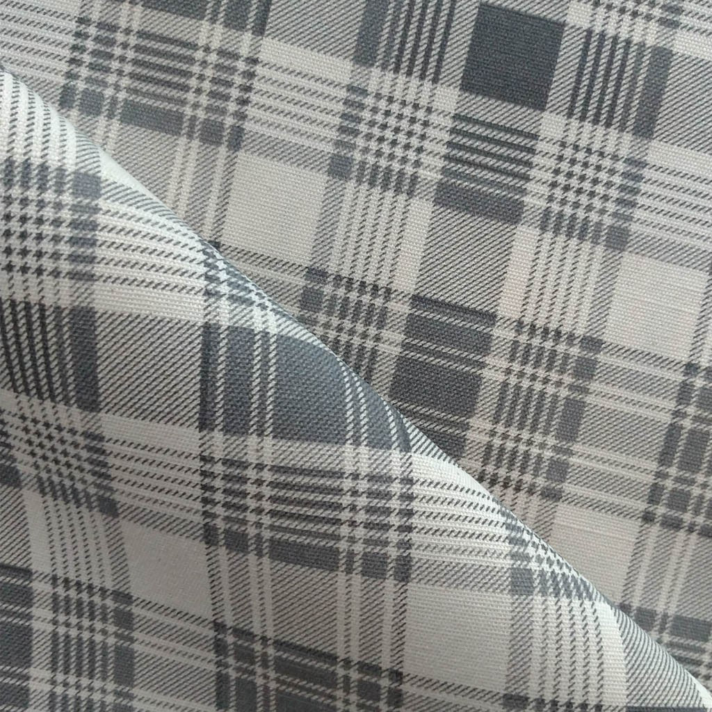Tecido Para Sofá Algodão Cotone Xadrez preto/branco - Tecidos Fiama