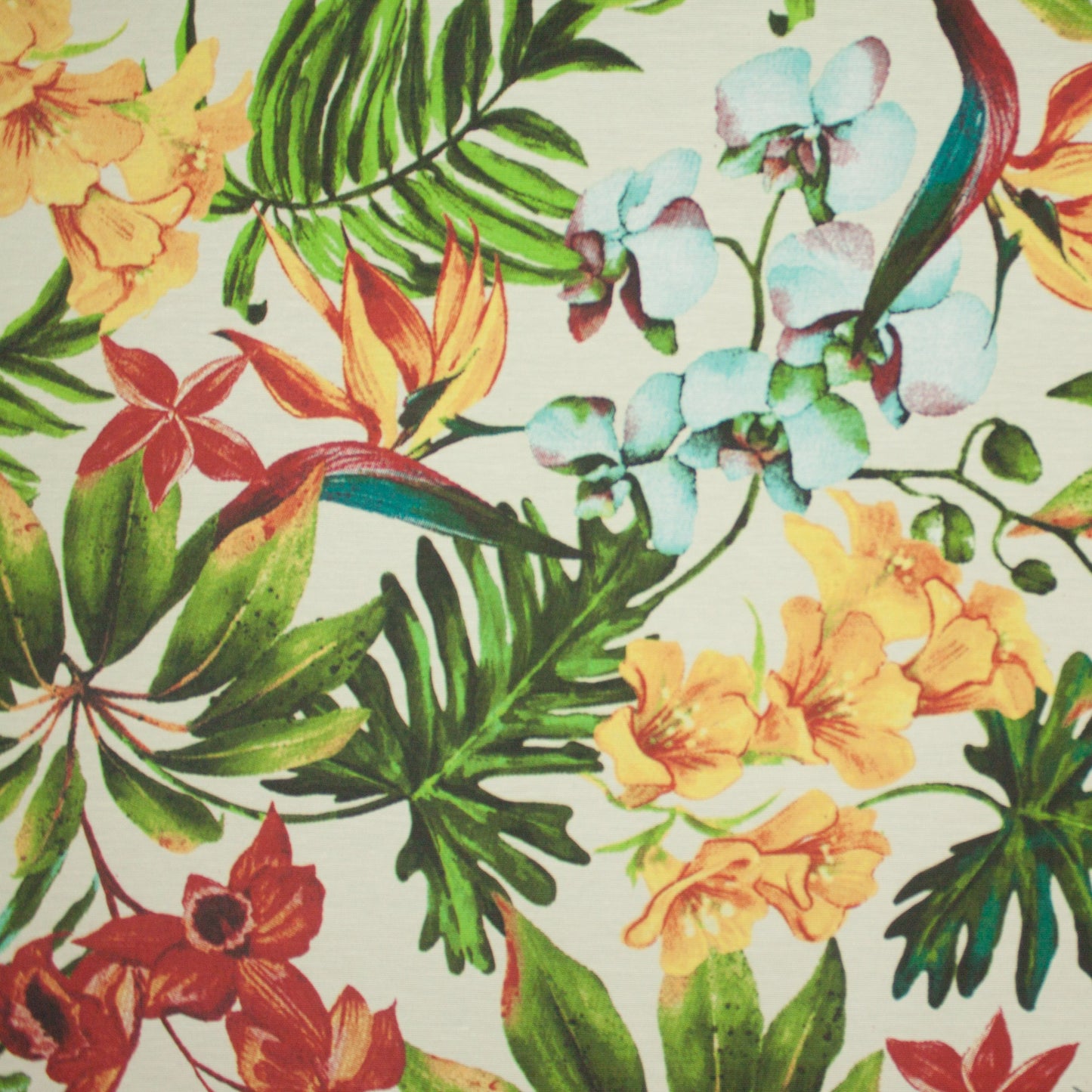 Tecido Para Área Externa Waterblock Orquídeas Cru - Döhler