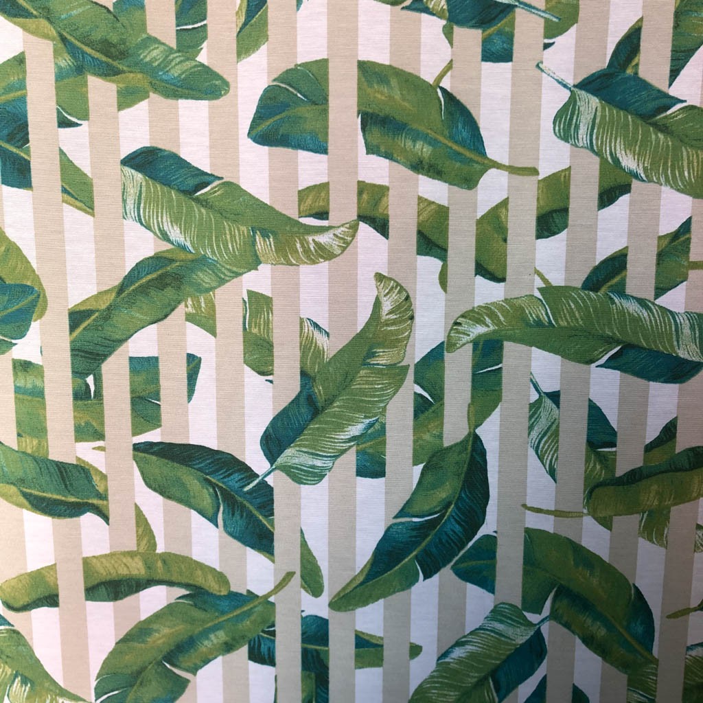 Tecido Para Área Externa Waterblock Folha de Bananeira Fendi - Döhler