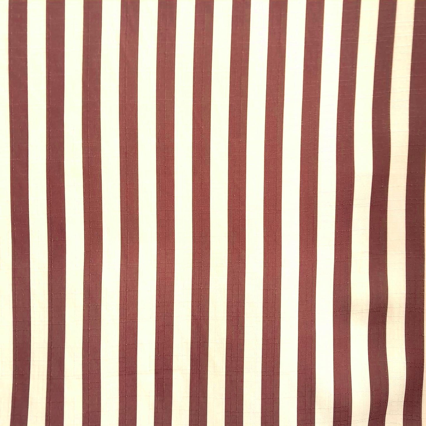 Tecido Para Sofá Linho Sintético Listras Finas Marsala