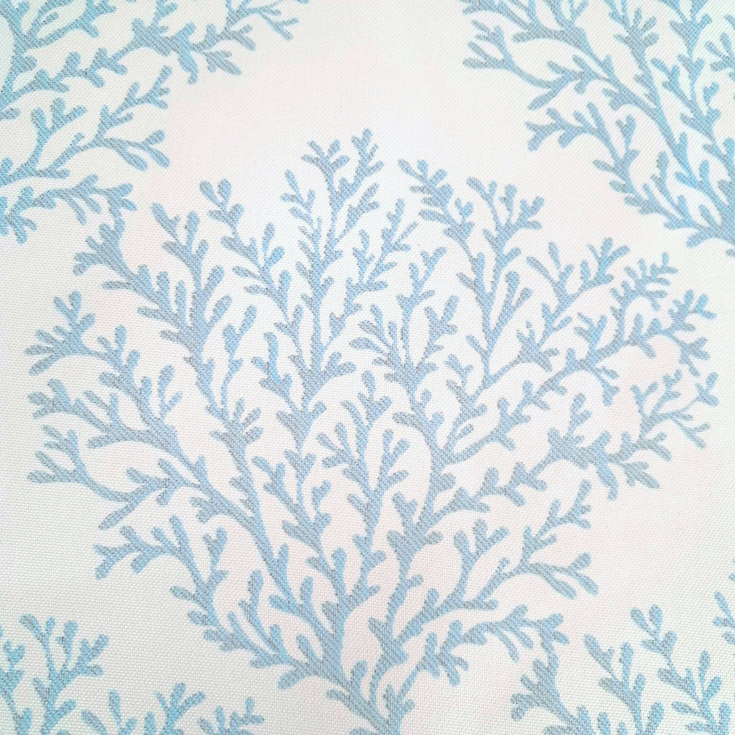 Tecido Para Sofá Linho Sintético Coral Azul