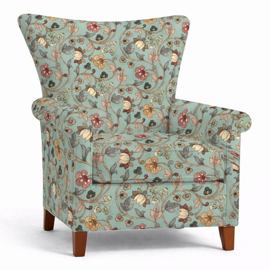 Tecido Para Sofá Linho Sintético Arabesco Tiffany