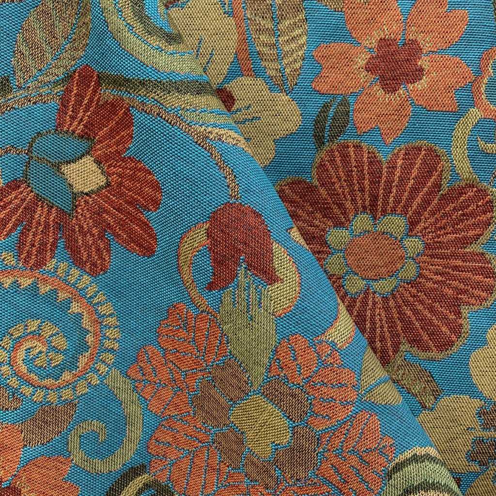Tecido Para Sofá Gobelem Pixel Floral Tiffany