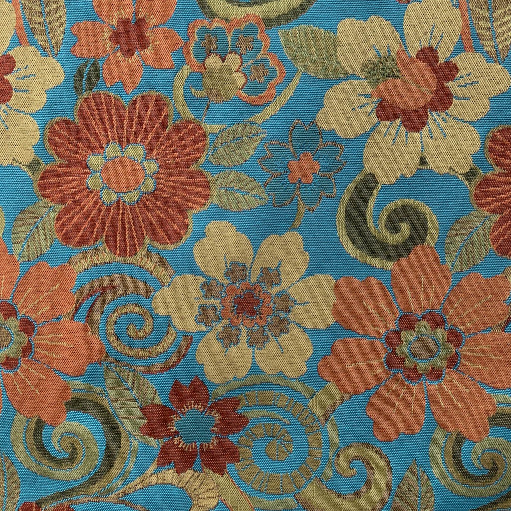 Tecido Para Sofá Gobelem Pixel Floral Tiffany