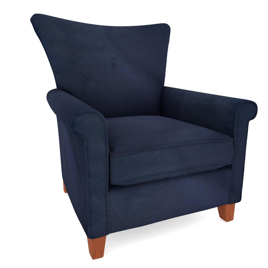 Tecido Para Sofá Veludo Premium Azul Marinho