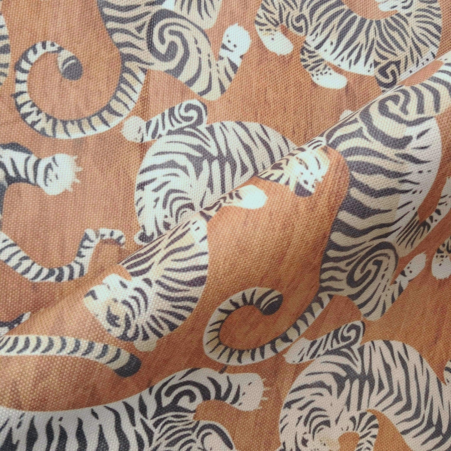 Tecido Para Sofá Linho Sintético Tigres