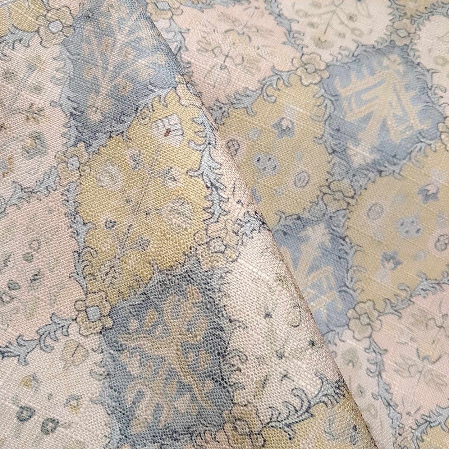 Tecido Para Sofá Linho Sintético Brasão