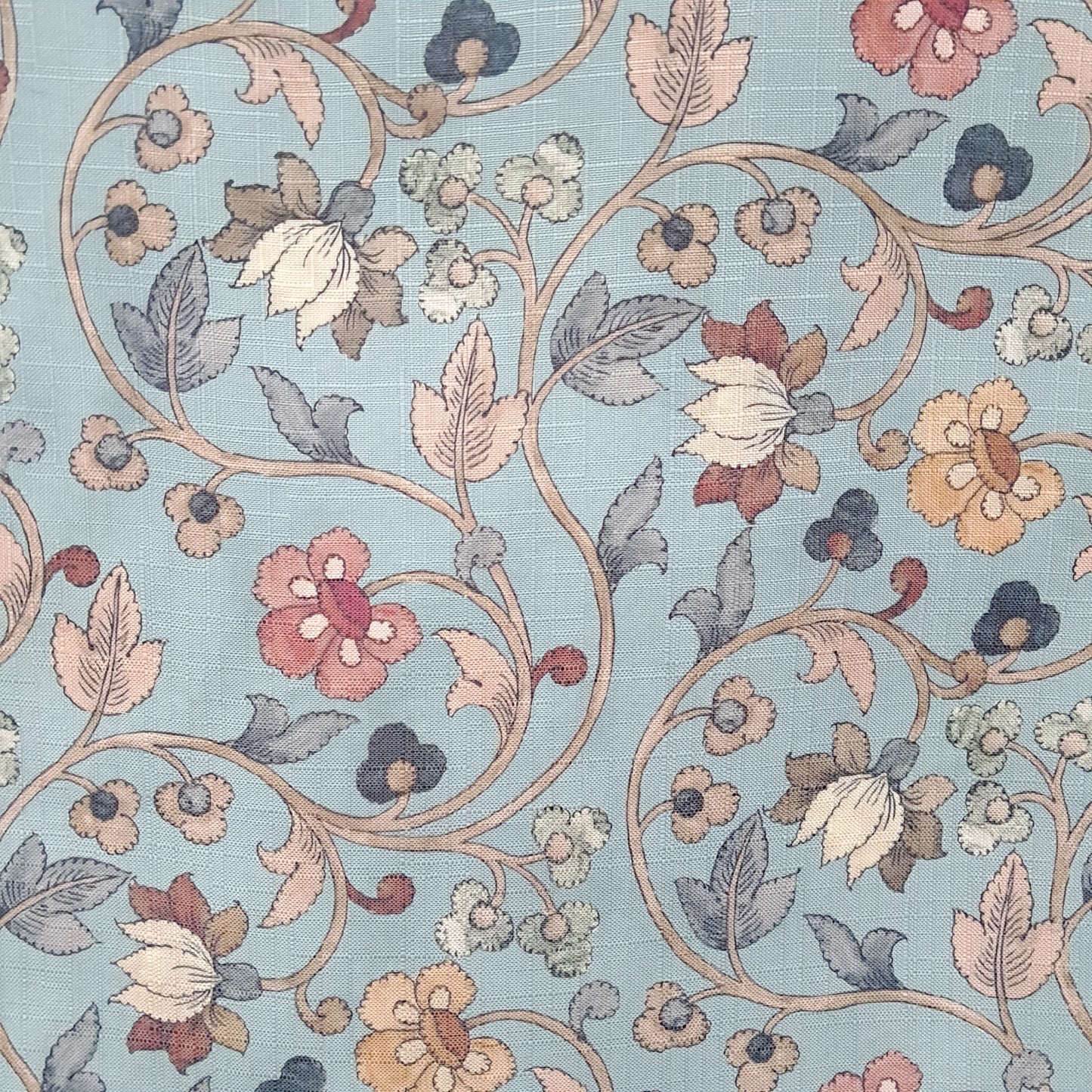 Tecido Para Sofá Linho Sintético Arabesco Tiffany