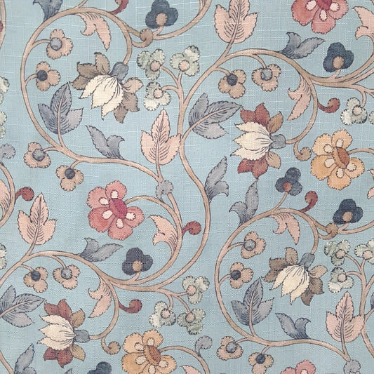 Tecido Para Sofá Linho Sintético Arabesco Tiffany