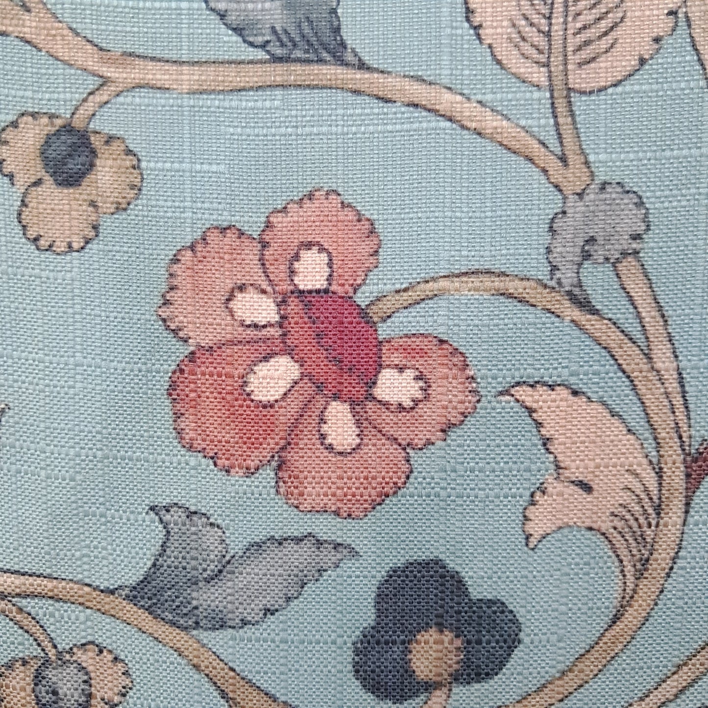 Tecido Para Sofá Linho Sintético Arabesco Tiffany