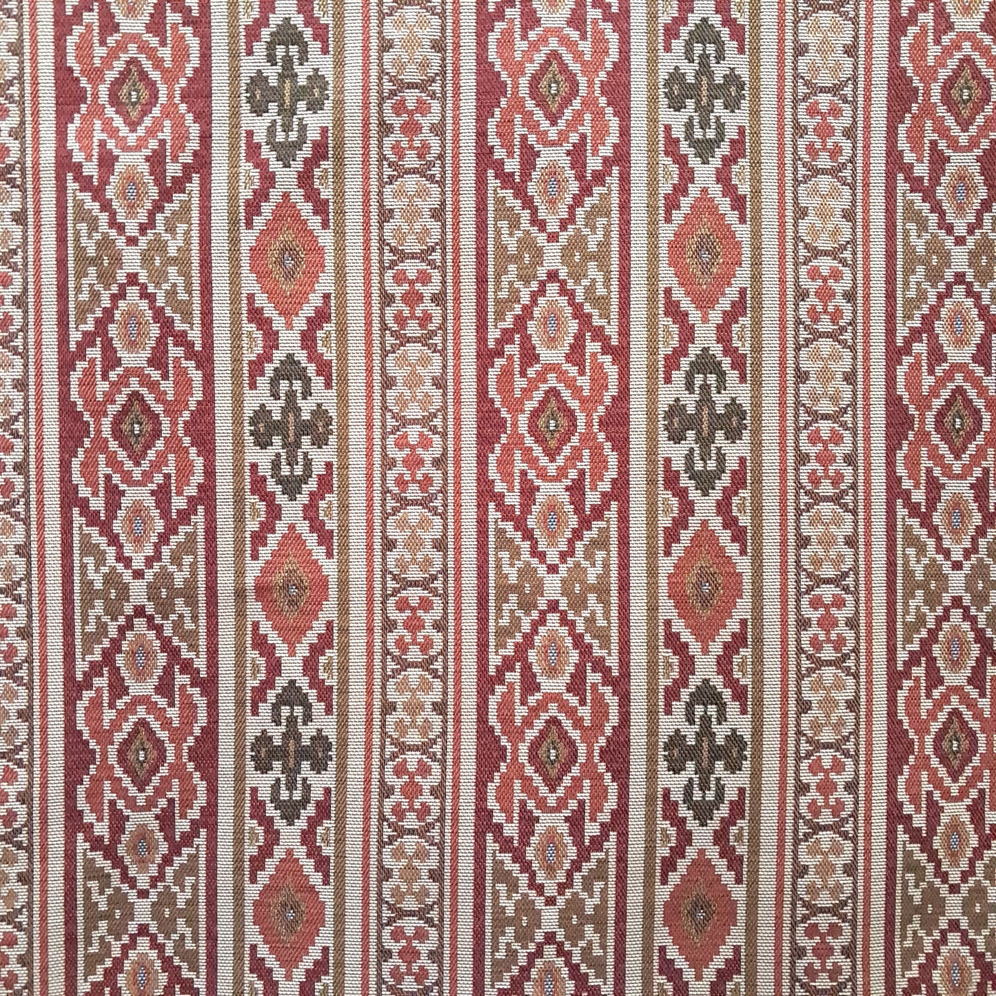 Tecido Para Sofá Gobelem Pixel Kilim Crú/Verde