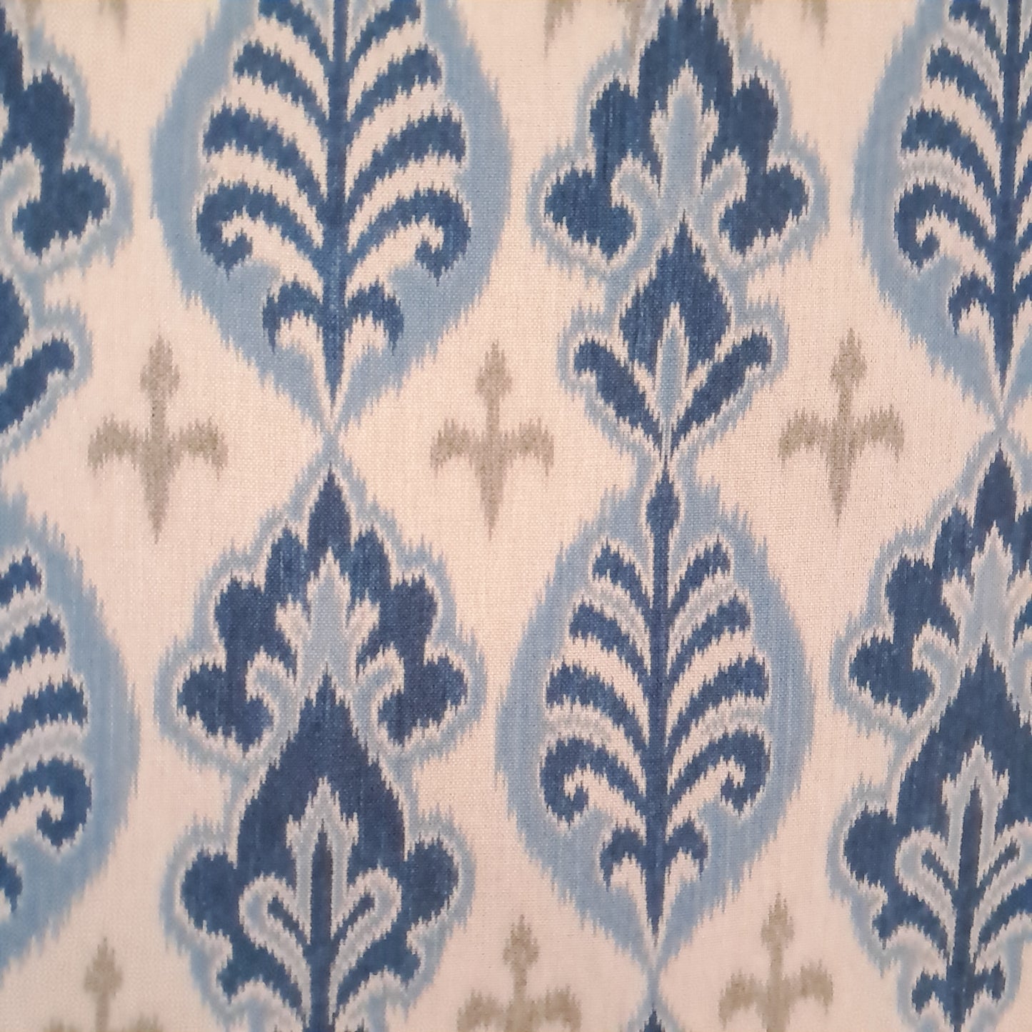 Tecido Para Sofá Linho Sintético Ikat Fendi