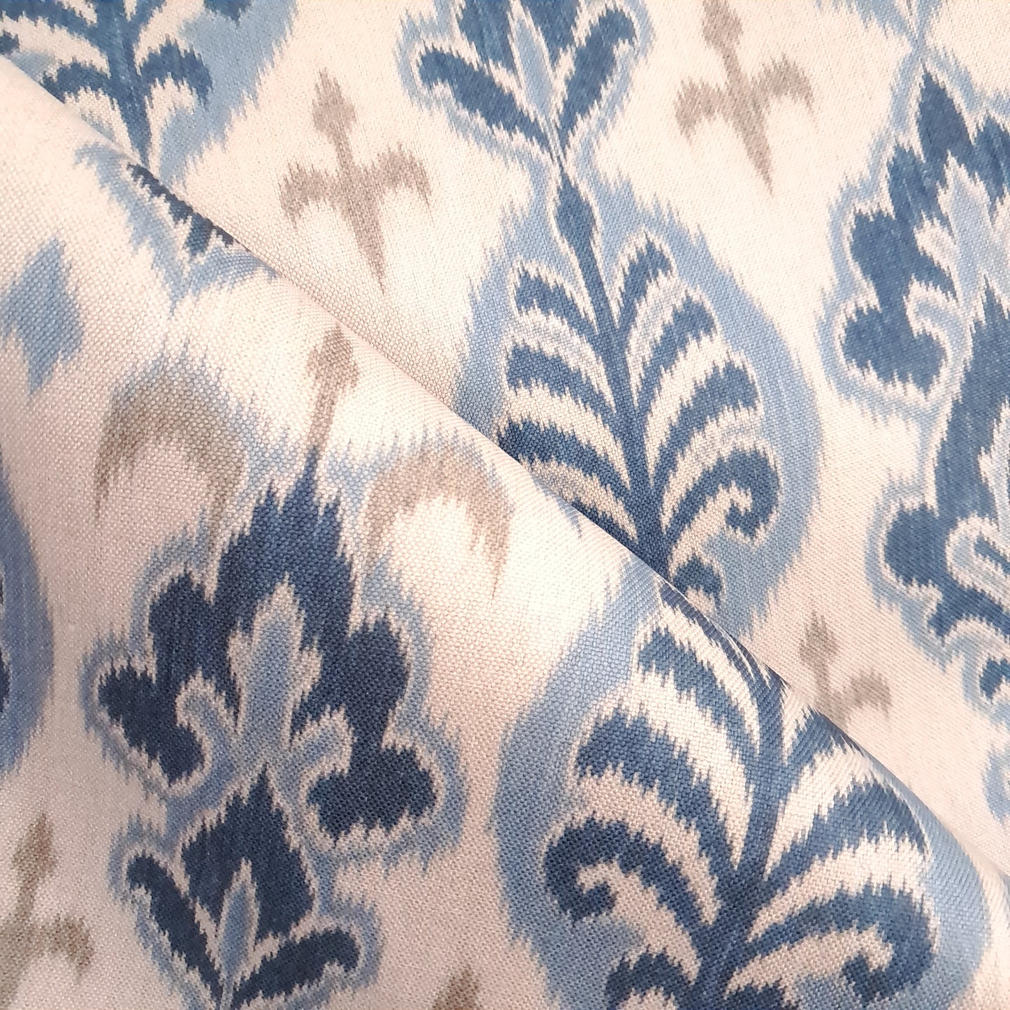 Tecido Para Sofá Linho Sintético Ikat Fendi