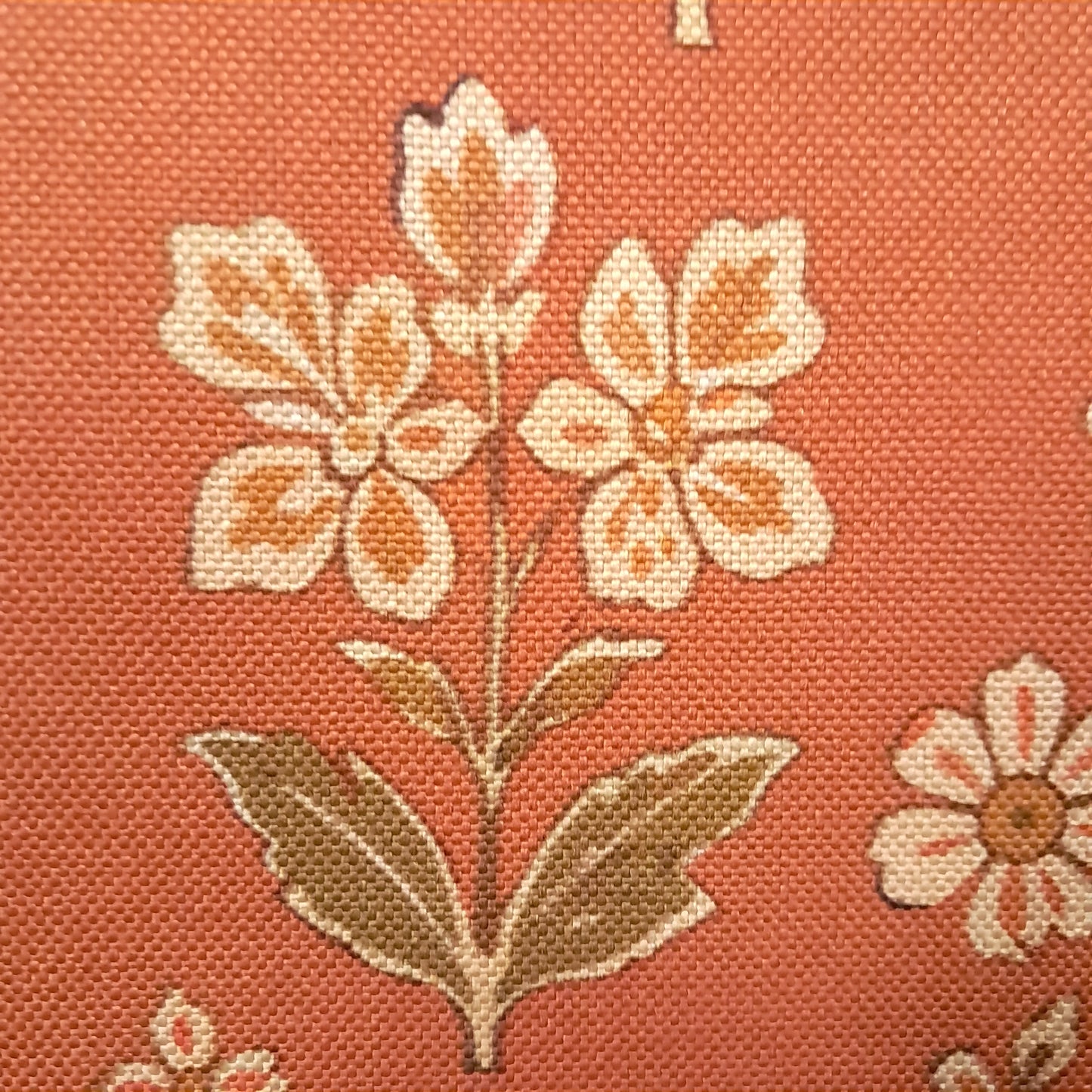 Tecido Para Sofá Linho Sintético Lótus Terracota