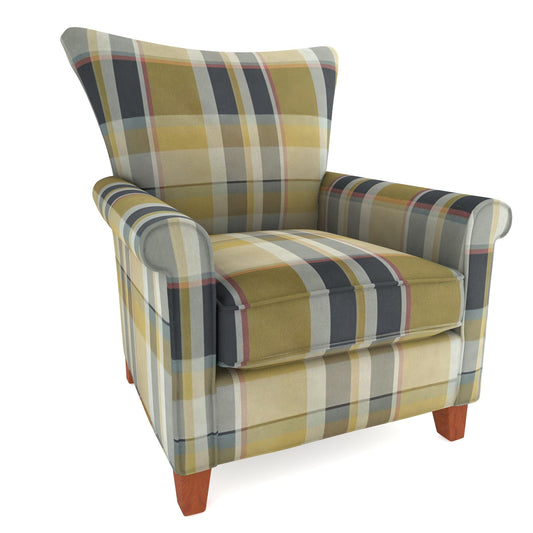 Tecido Para Sofá Linho Sintético Xadrez Pistache/Cinza