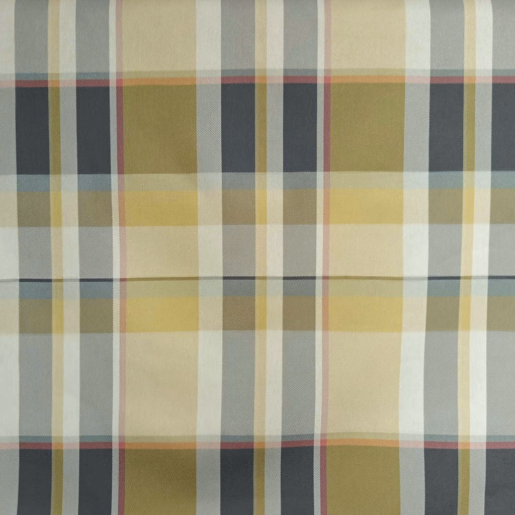 Tecido Para Sofá Linho Sintético Xadrez Pistache/Cinza