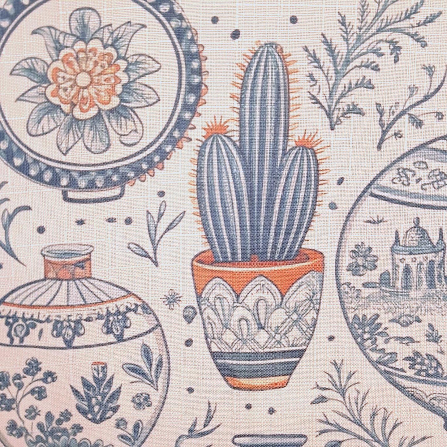 Tecido Para Sofá Linho Sintético Cacto