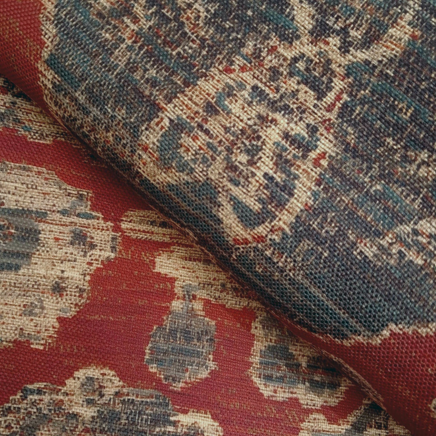 Tecido Para Sofá Linho Sintético Tapete Marsala