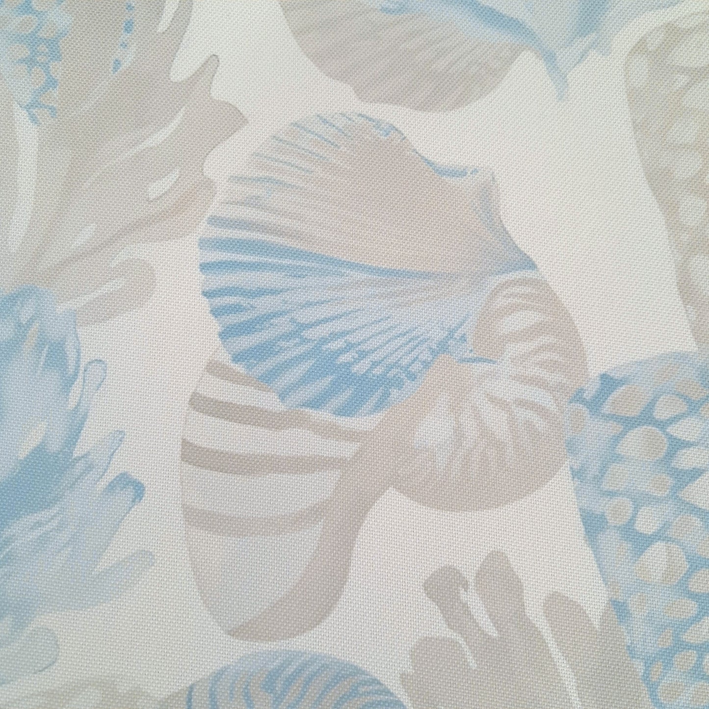 Tecido Para Sofá Linho Sintético Conchas