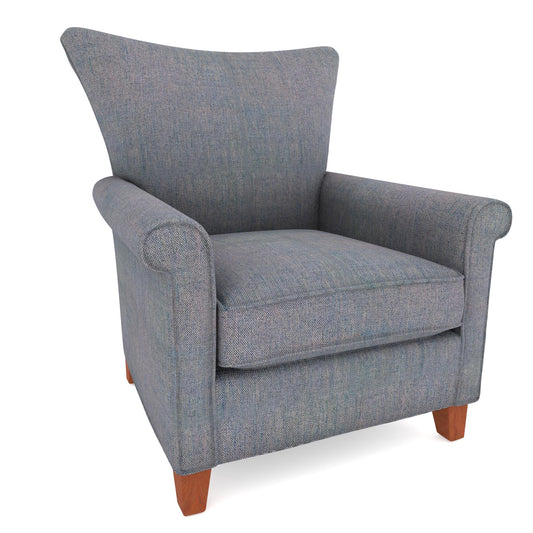 Tecido Para Sofá Linho Sintético Azul Claro