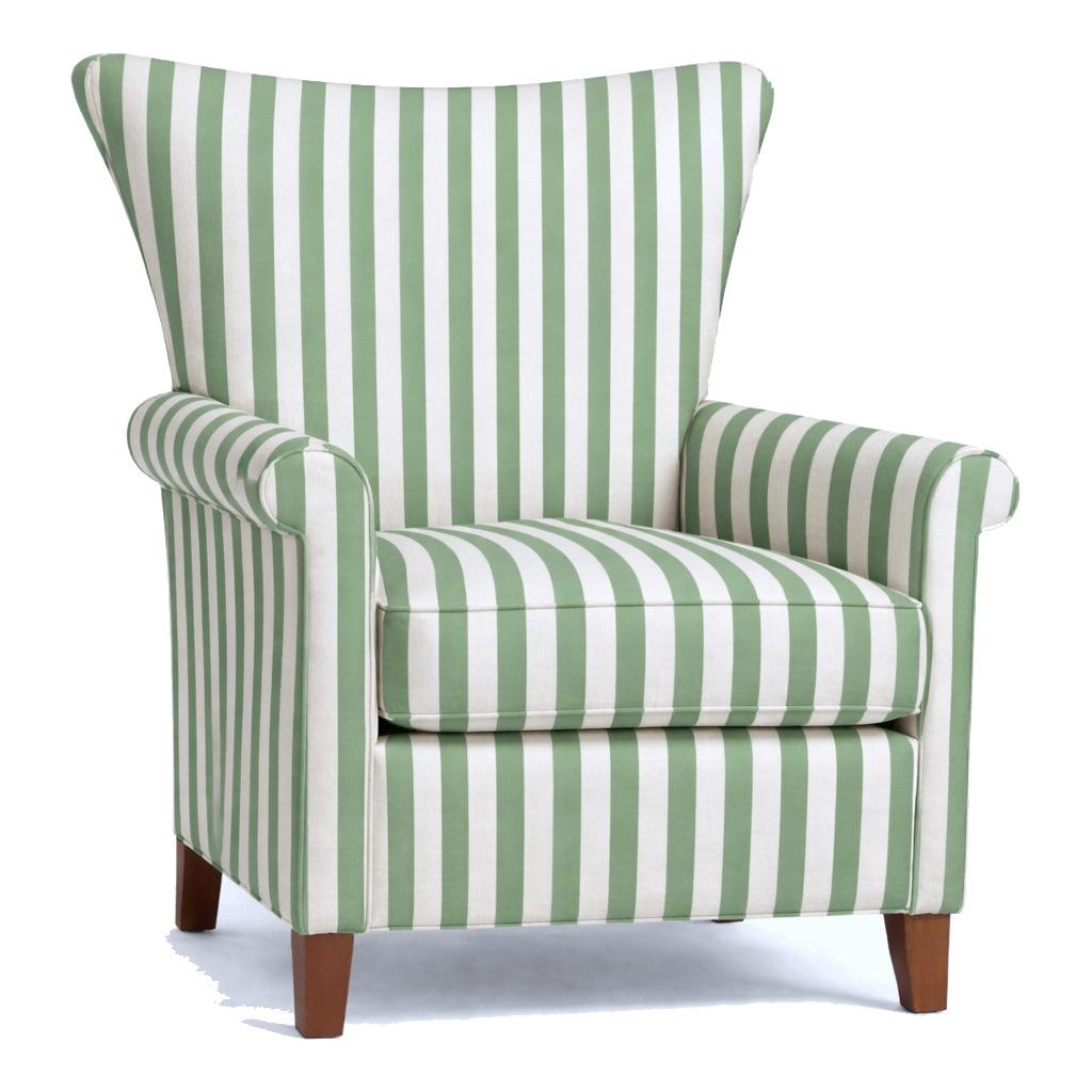 Tecido Para Sofá Linho Sintético Listras Finas Verde