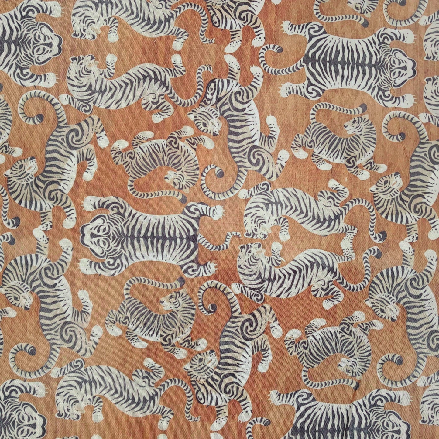 Tecido Para Sofá Linho Sintético Tigres