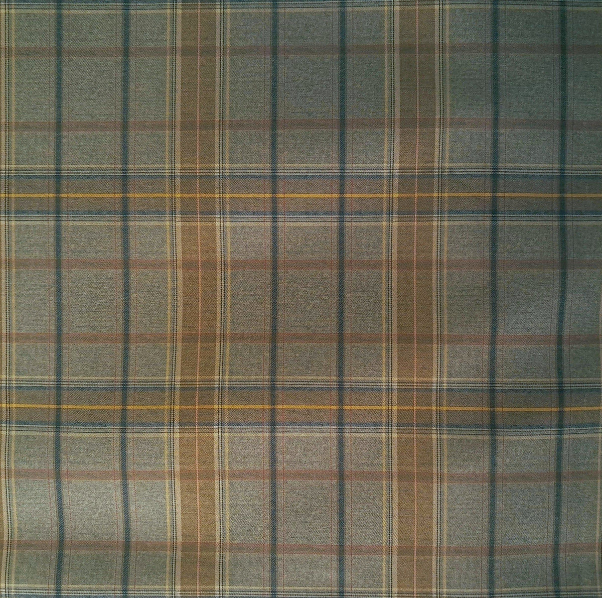 Tecido Para Sofá Linho Sintético Xadrez Vintage