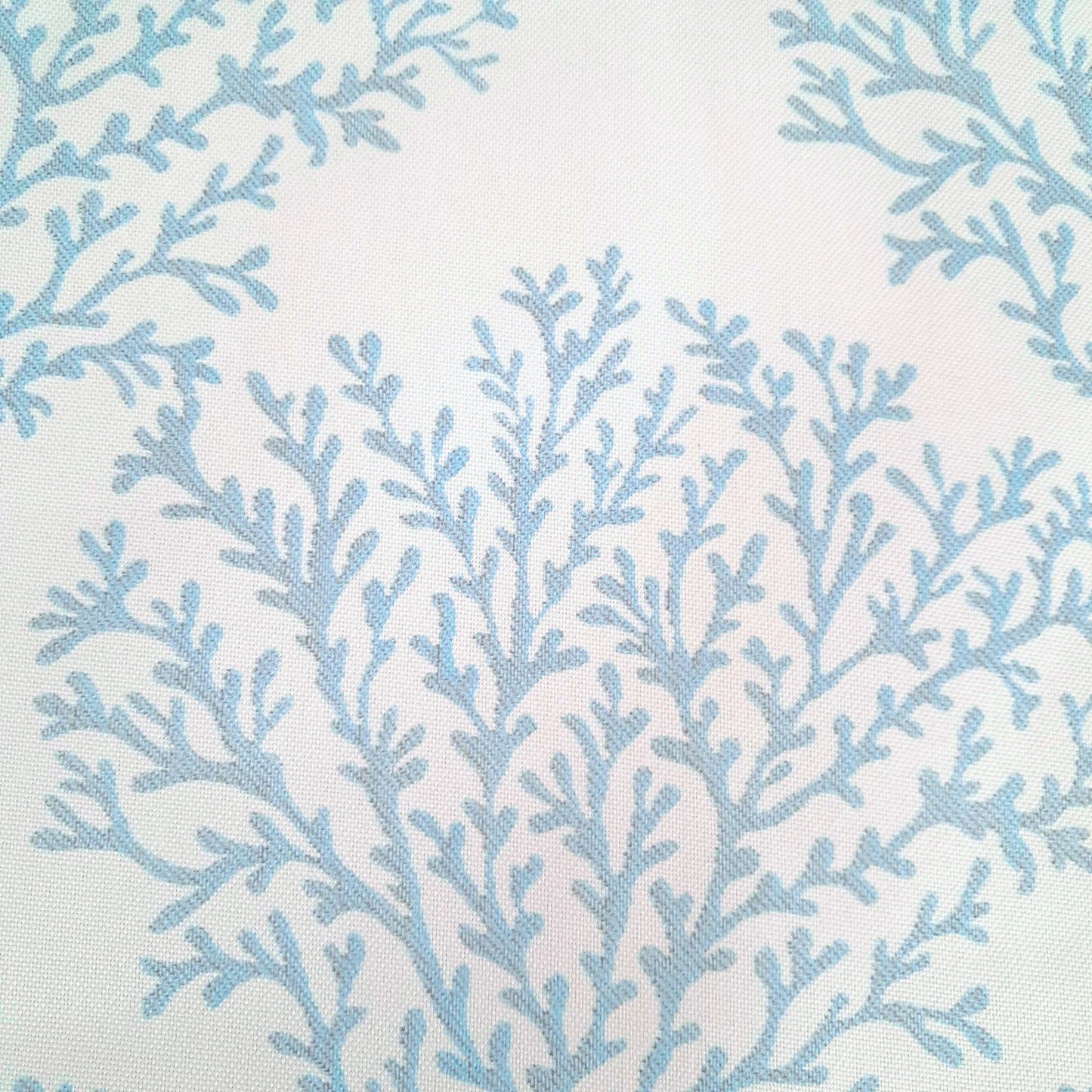Tecido Para Sofá Linho Sintético Coral Azul