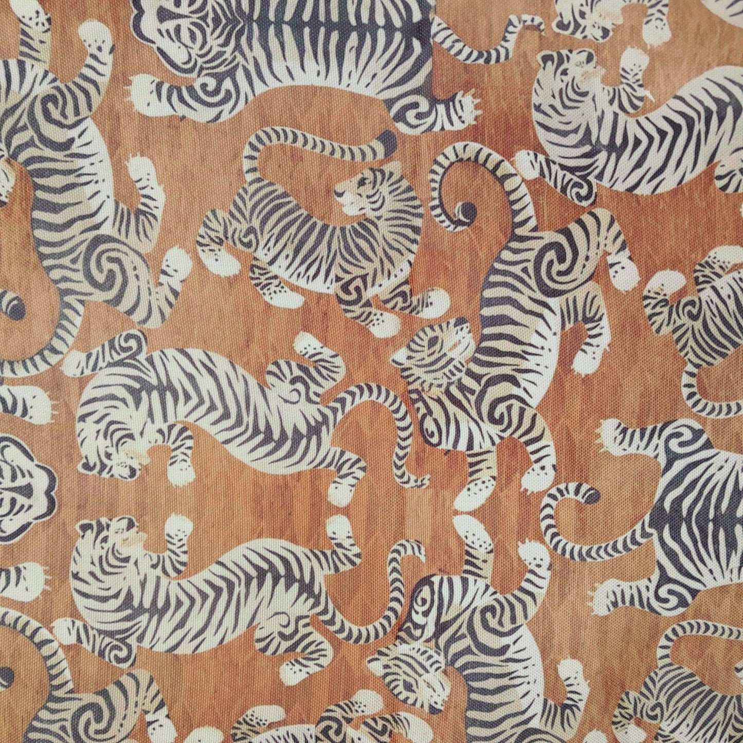 Tecido Para Sofá Linho Sintético Tigres