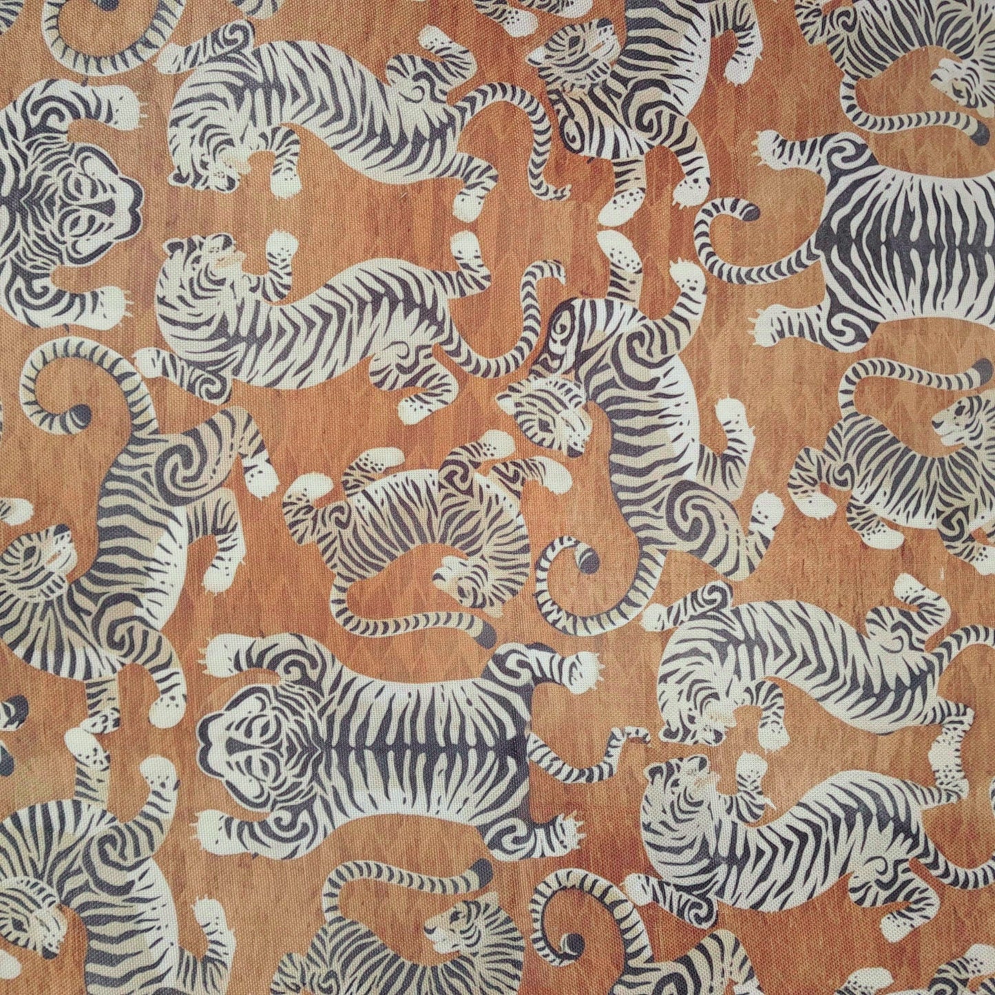 Tecido Para Sofá Linho Sintético Tigres