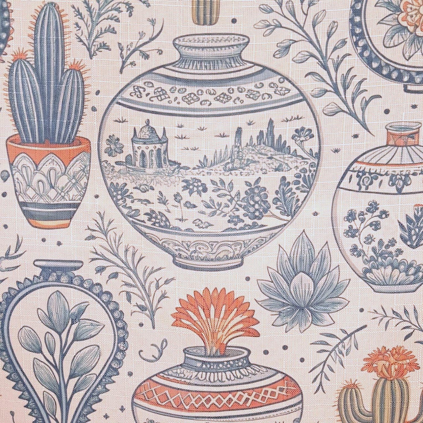 Tecido Para Sofá Linho Sintético Cacto