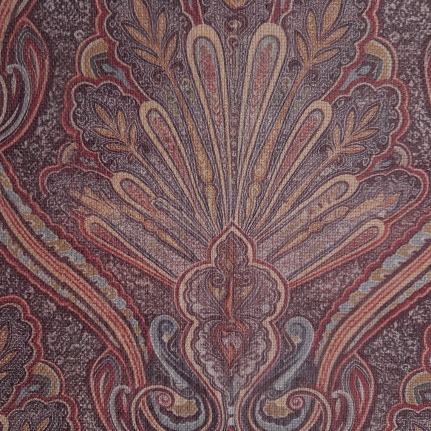Tecido Para Sofá Linho Sintético Kashi Bordo