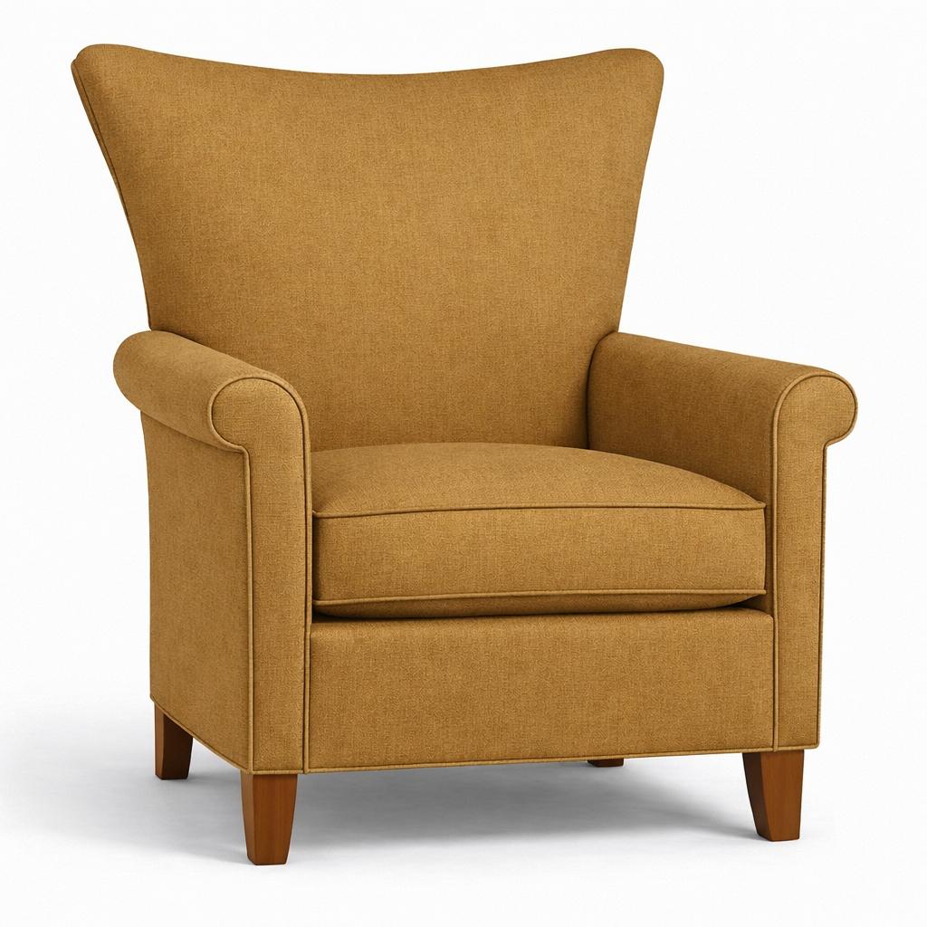 Tecido Para Sofá Linho Sintético Mostarda