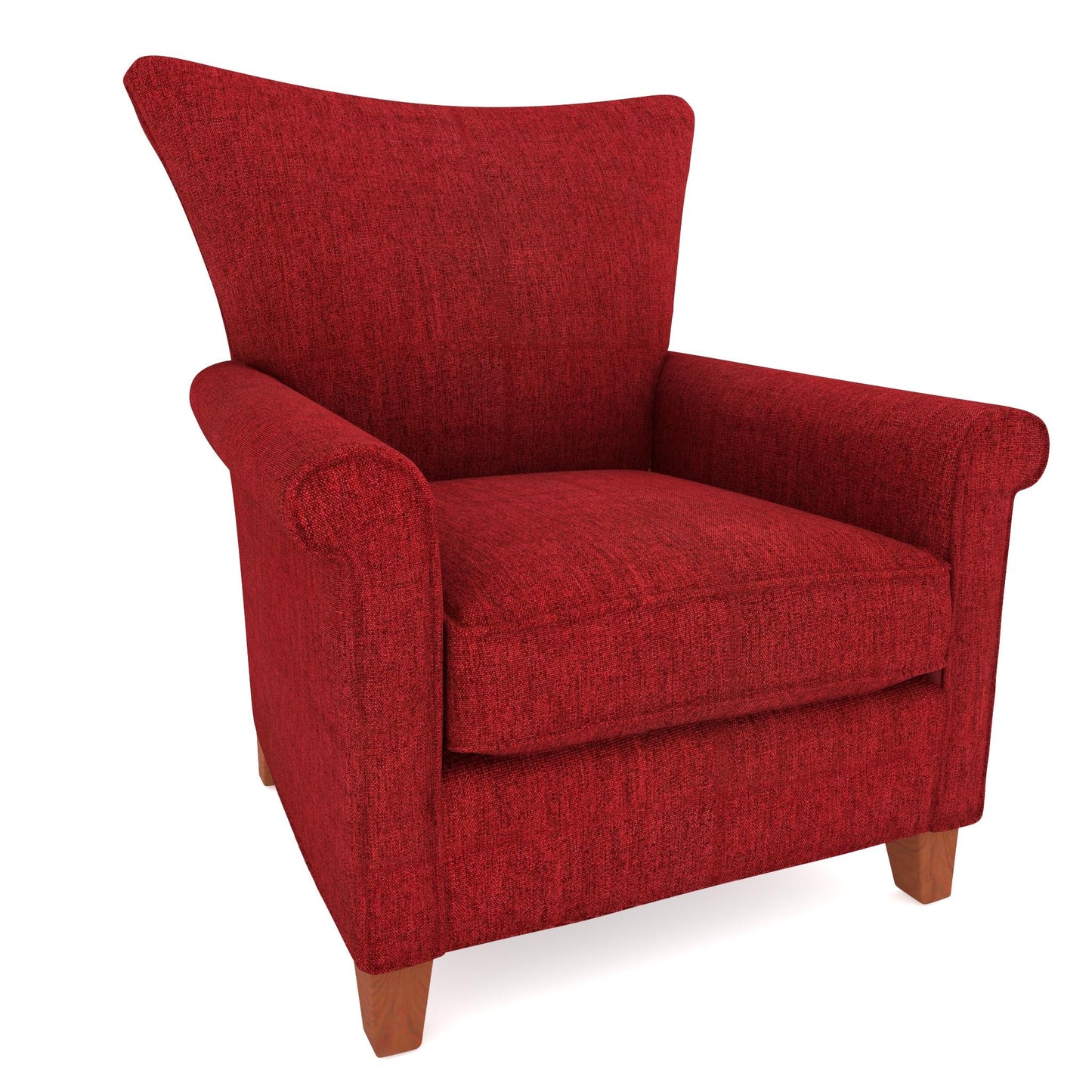 Tecido Para Sofá Linho Sintético Allegro Vermelho