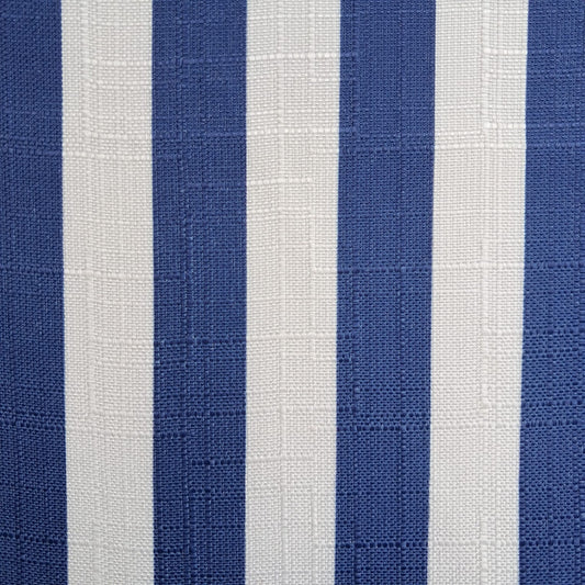 Tecido Para Sofá Linho Sintético Listras Finas Azul Marinho