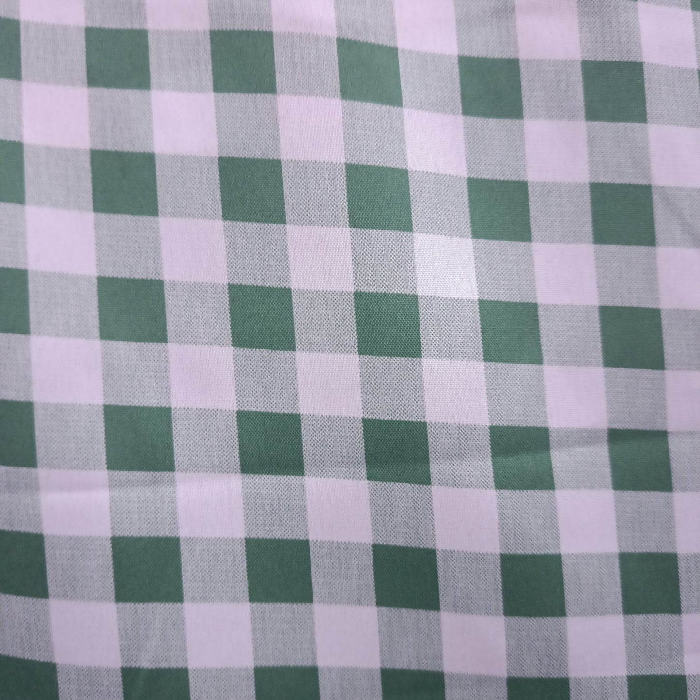 Tecido Para Cortina Oxford Xadrez Pequeno Verde