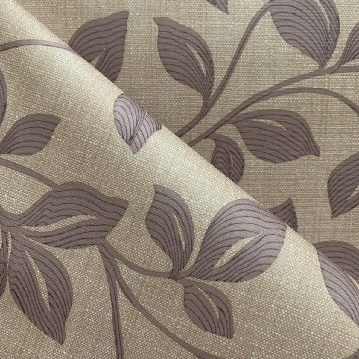 Tecido Para Sofá Veludo Provence Bege com Marrom