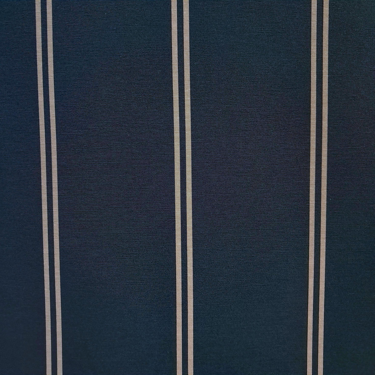 Tecido Para Área Externa Gorgurão Waterblock Listra Dupla Azul